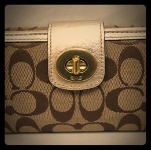 Coach Turlock Wallet with Checkbook